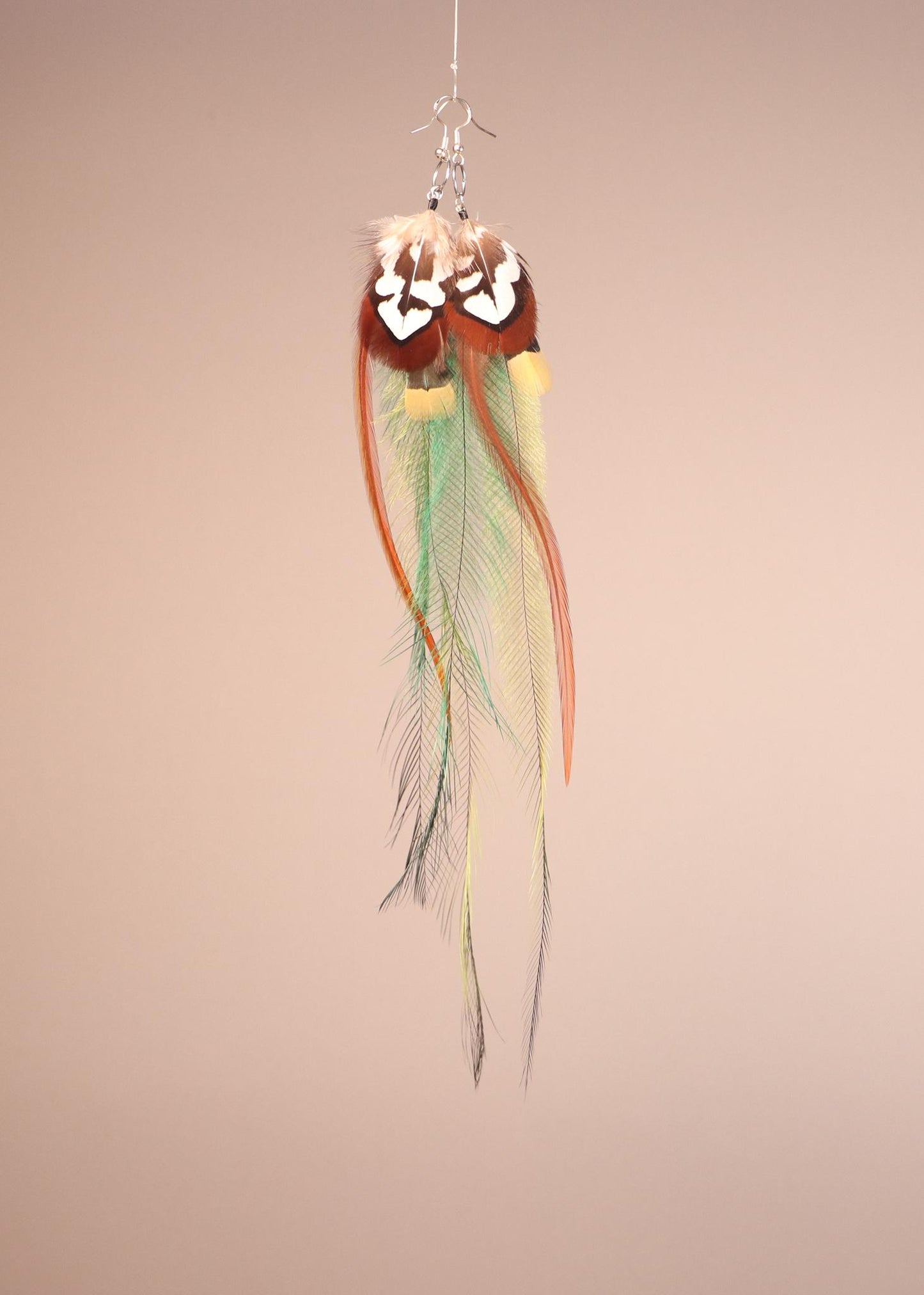 Green, Brown Natural Reeves Venery Pheasant/Rooster
