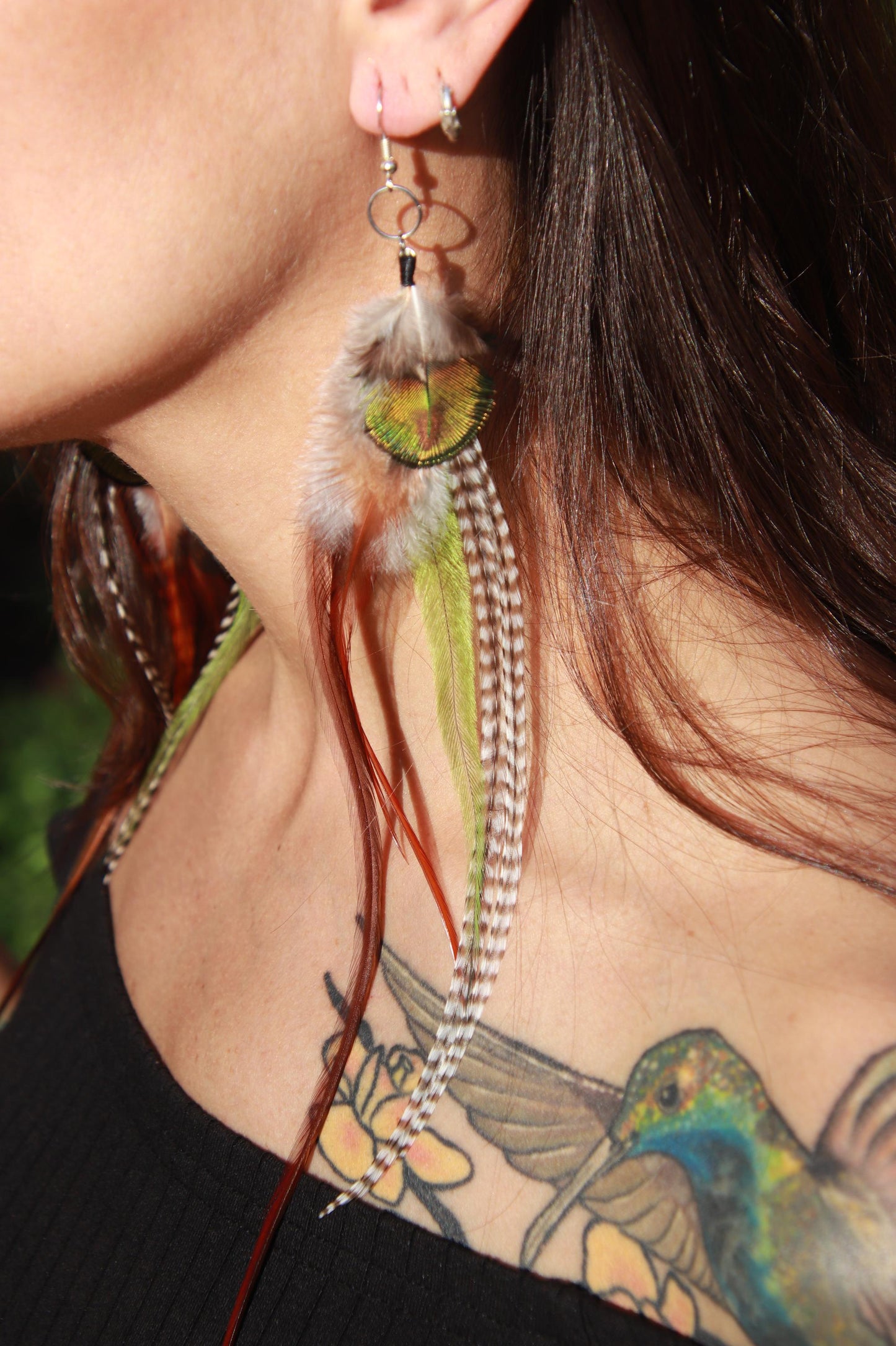 Brown, Grizzly ,Green Peacock/Roosters