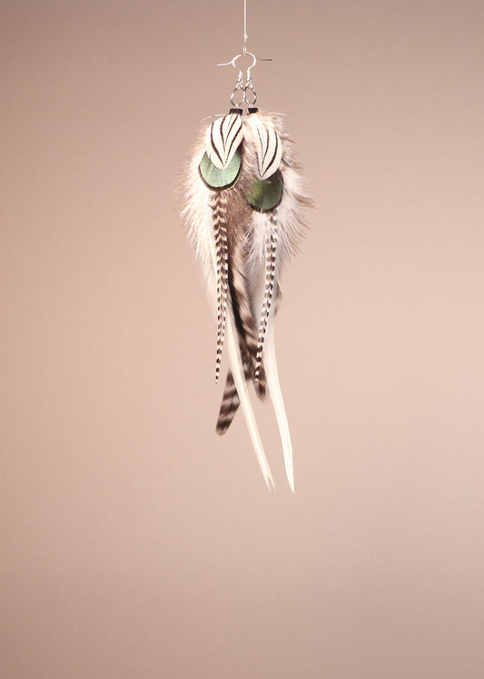 Green, White, Grizzly Roosters/Silver Pheasant