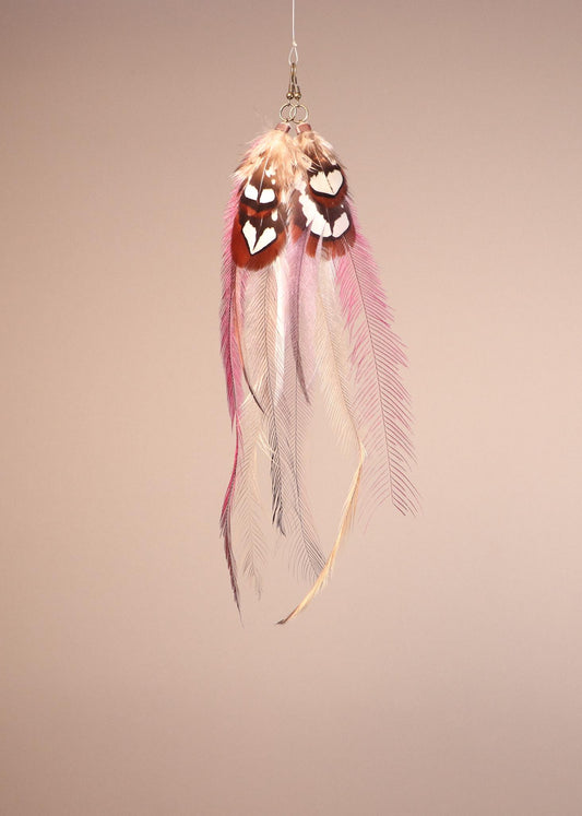 Pink, White Brown Reeves Venery Pheasant/Emu
