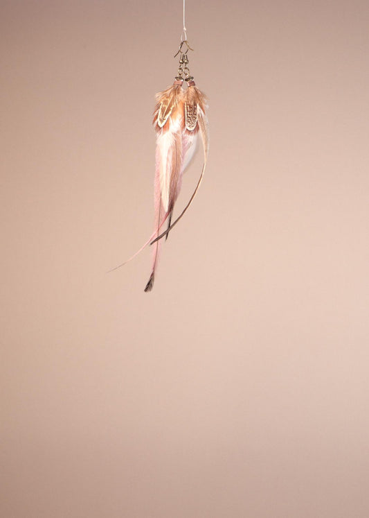 Pink, White, Brown Emu/Ringneck pheasant
